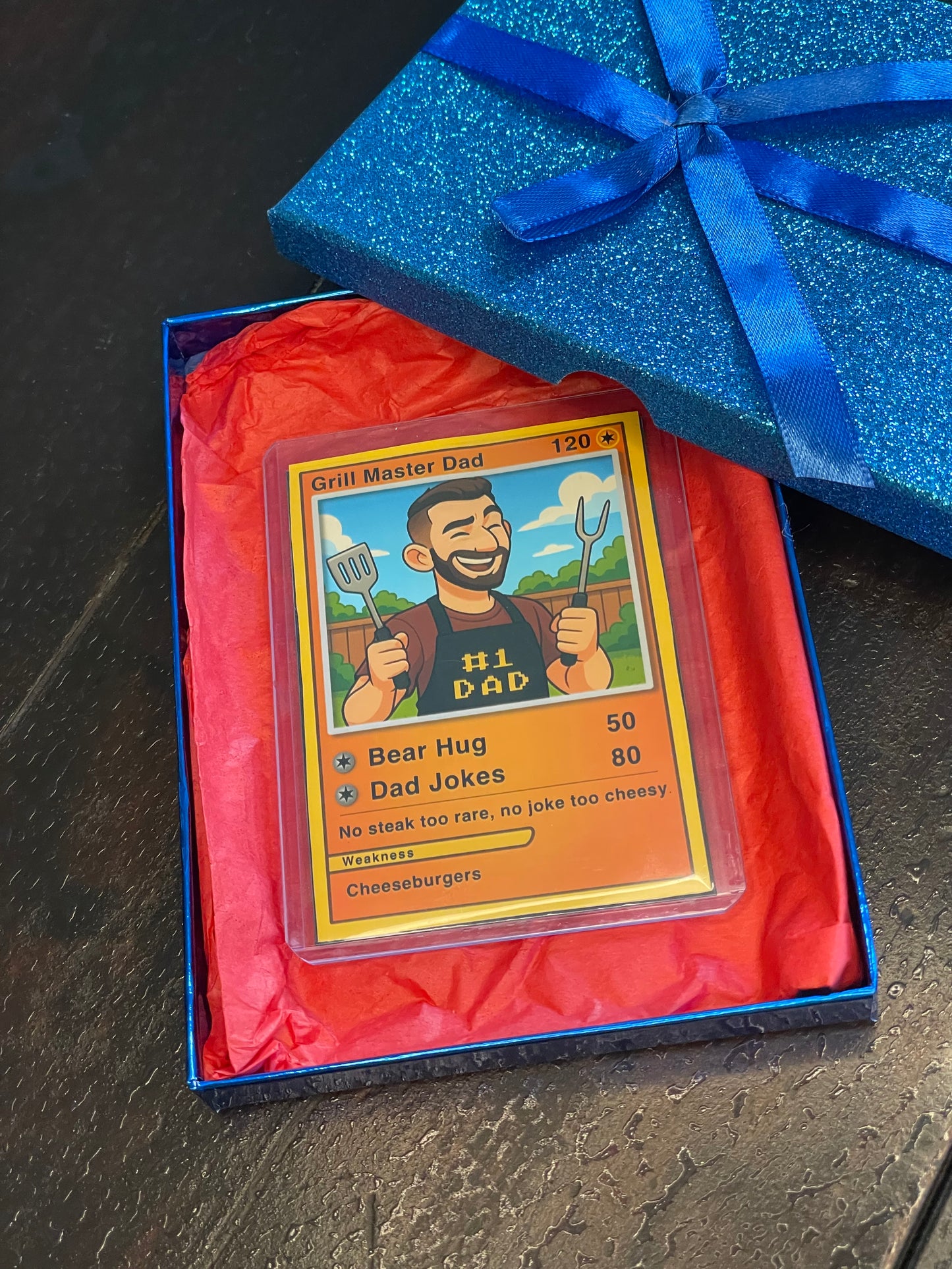 Custom Father’s Day Trading Card – Personalized Gift